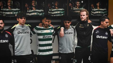 Sporting não esqueceu lesionados: os bastidores do dérbi segundo a lente do leão 