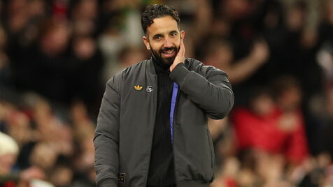 Ruben Amorim, treinador do Manchester United