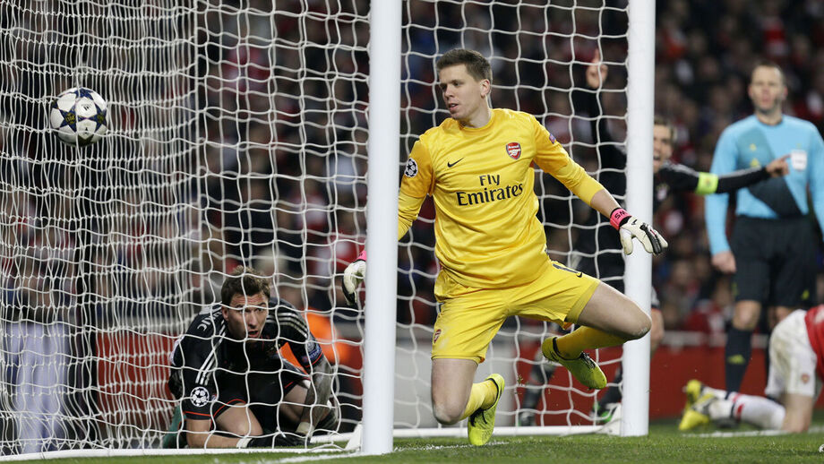 Szczesny ao serviço do Arsenal