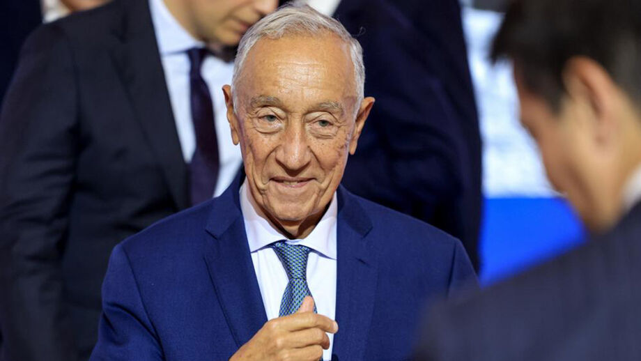 Marcelo Rebelo de Sousa no Hospital de São João após indisposição.
