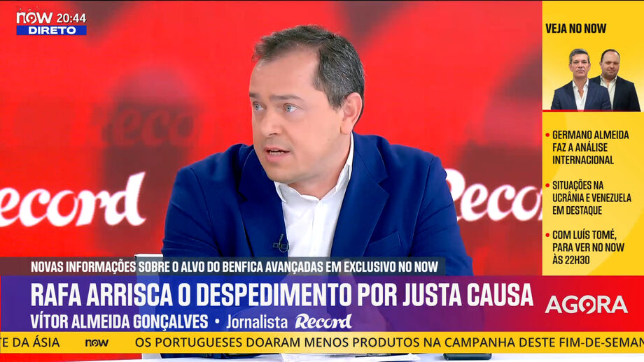 Jornalista de Record salienta que os encarnados precisam de extremos e que o internacional luso nem sequer tem feito essa posição