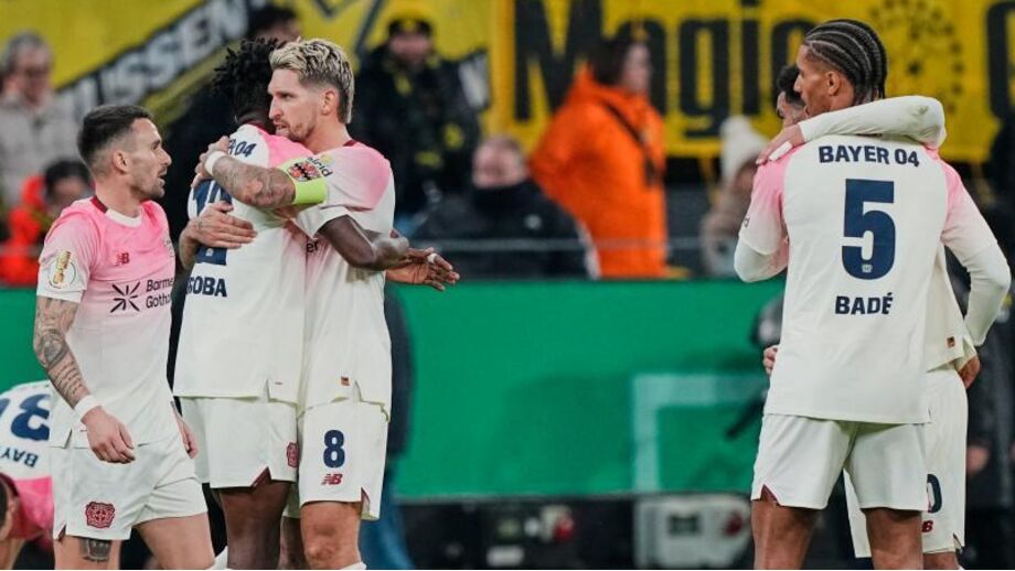 Leverkusen vence Dortmund na Taça da Alemanha