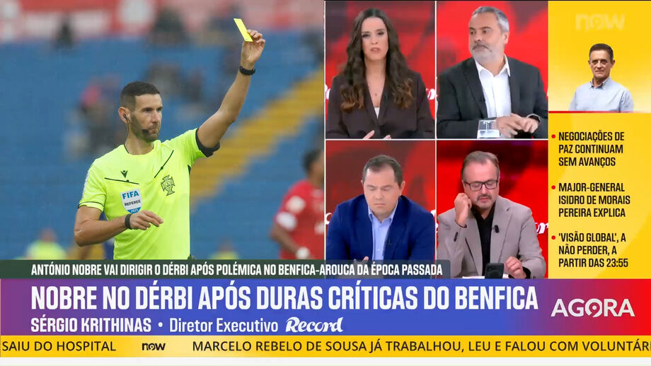 Vítor Pinto analisa escolha do CA da FPF para o Benfica-Sporting