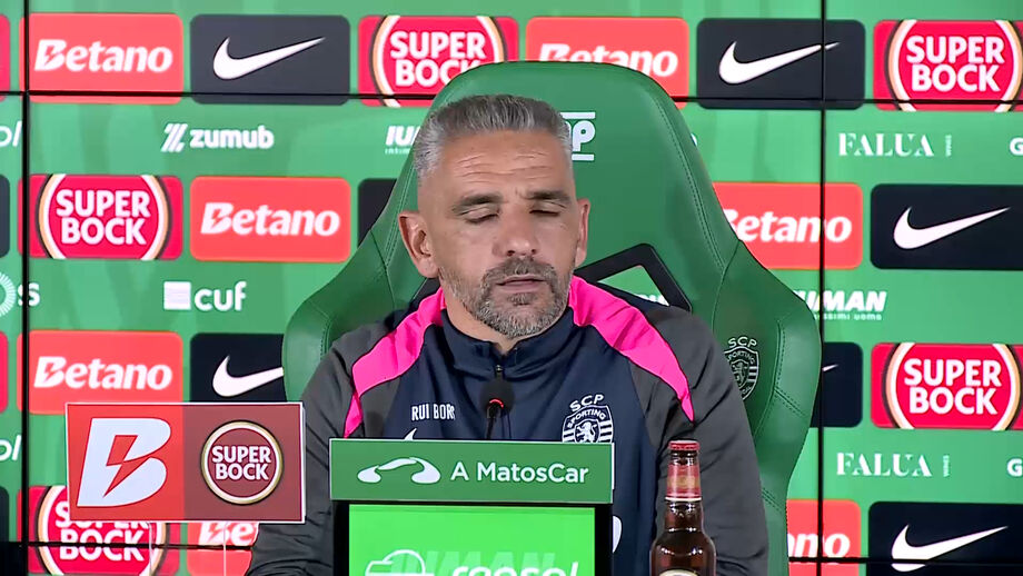 Treinador do Sporting confrontado com resultados frente a adversários diretos 