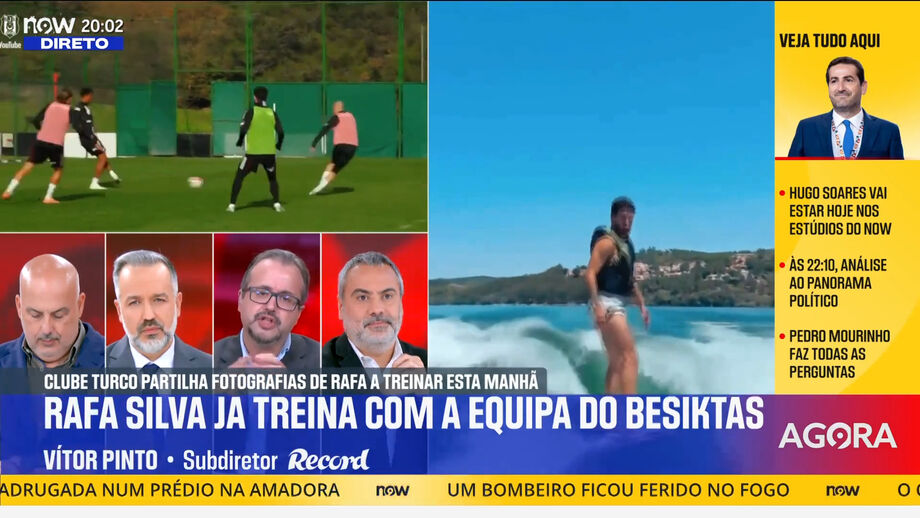 Subdiretor de Record analisa regresso do avançado aos trabalhos no Besiktas