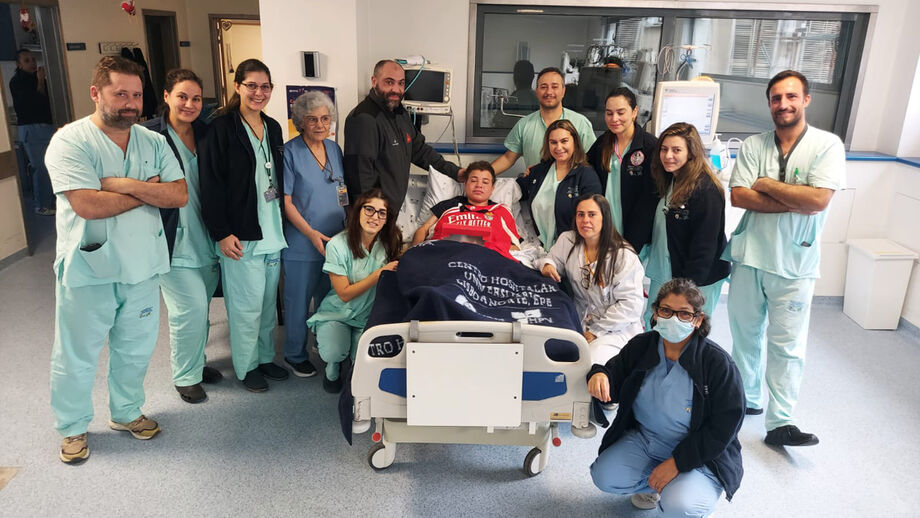 Francisco Maravilha foi surpreendido pela Fundação Benfica e pela Unidade Local de Saúde de Santa Maria