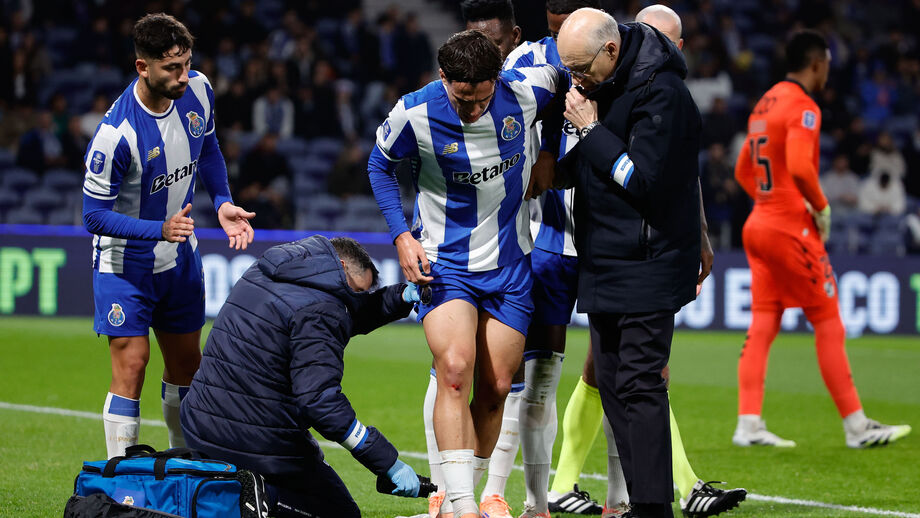 Gabri lesionou-se logo após marcar golo