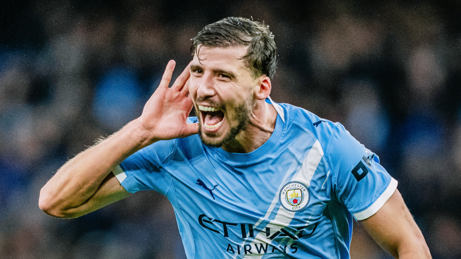 Rúben Dias a festejar depois de marcar diante do Sunderland