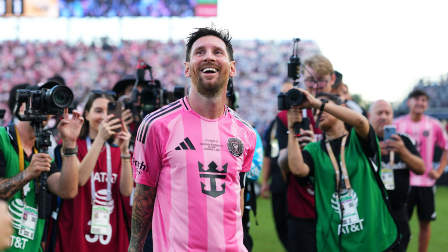 Messi celebra após conquista da MLS Cup, a primeira da história do Inter Miami