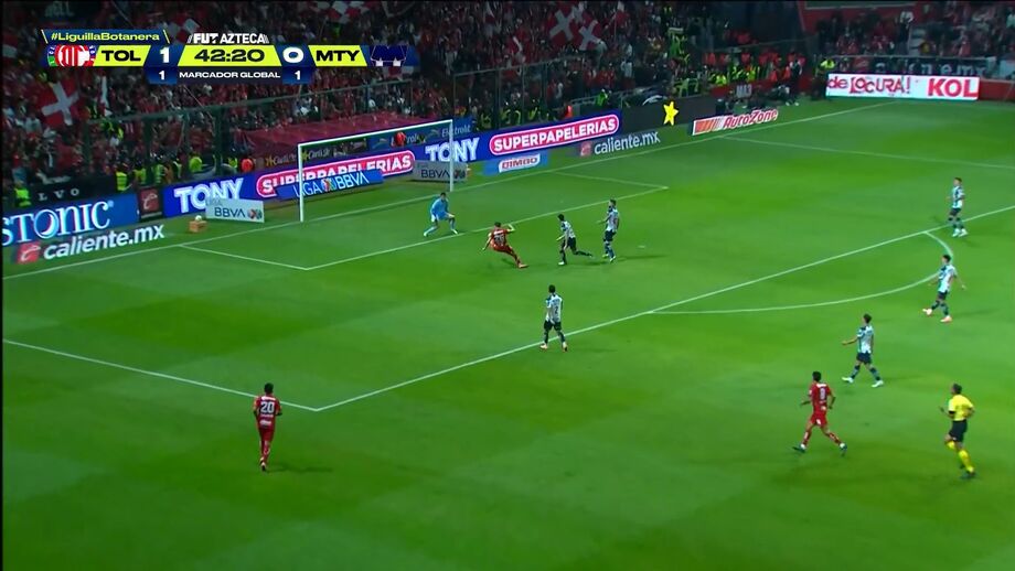 Internacional português em destaque na importante vitória do Toluca sobre o Monterrey