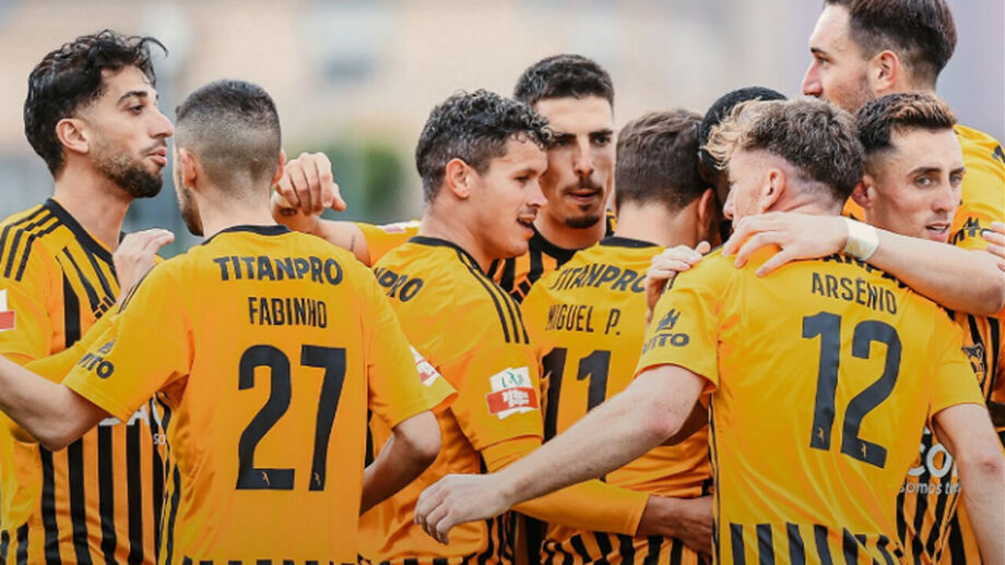 Lusitânia de Lourosa celebra vitória