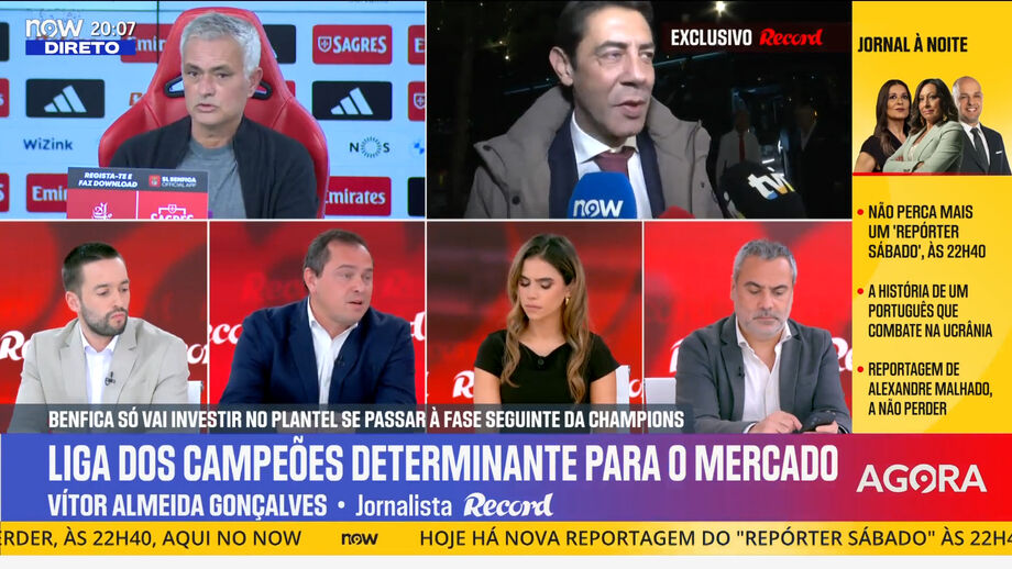 Análise à notícia Record sobre o mercado do Benfica em janeiro