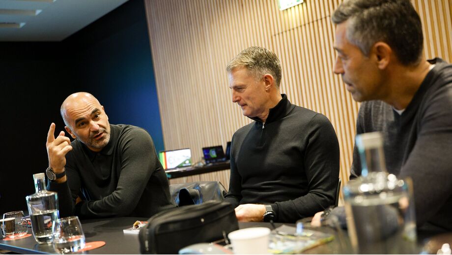 Caixinha em conversa com Martínez