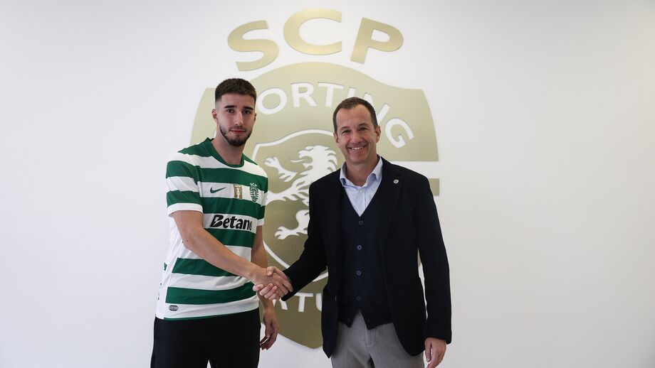 Gonçalo Inácio ao lado de Frederico Varandas