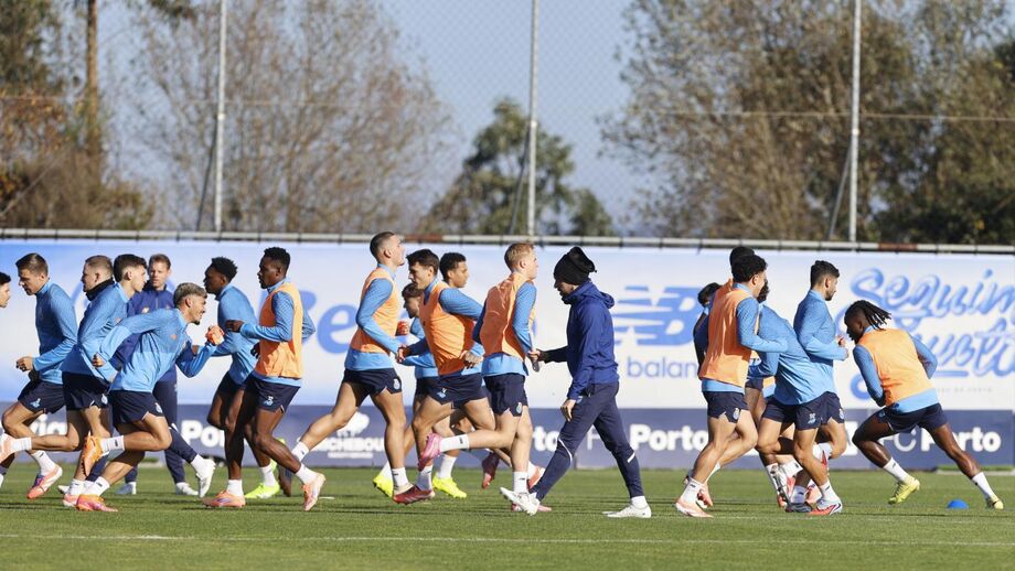 Treino do FC Porto no Olival