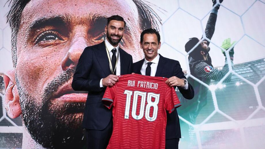 Pedro Proença com Rui Patrício