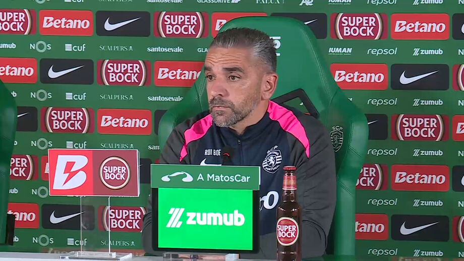 Treinador do Sporting confirma que o jogador ficará de fora nos próximos encontros