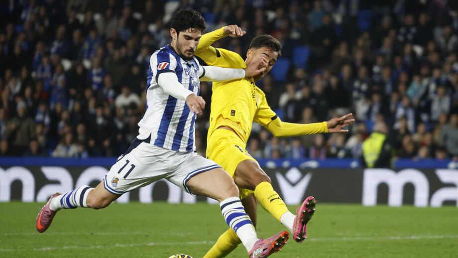 Gonçalo Guedes marca, mas Real Sociedad perde com o Girona