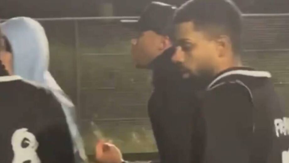 Gabriel Magalhães apanhado em discussão acesa após entrada dura em jogo amador no Brasil