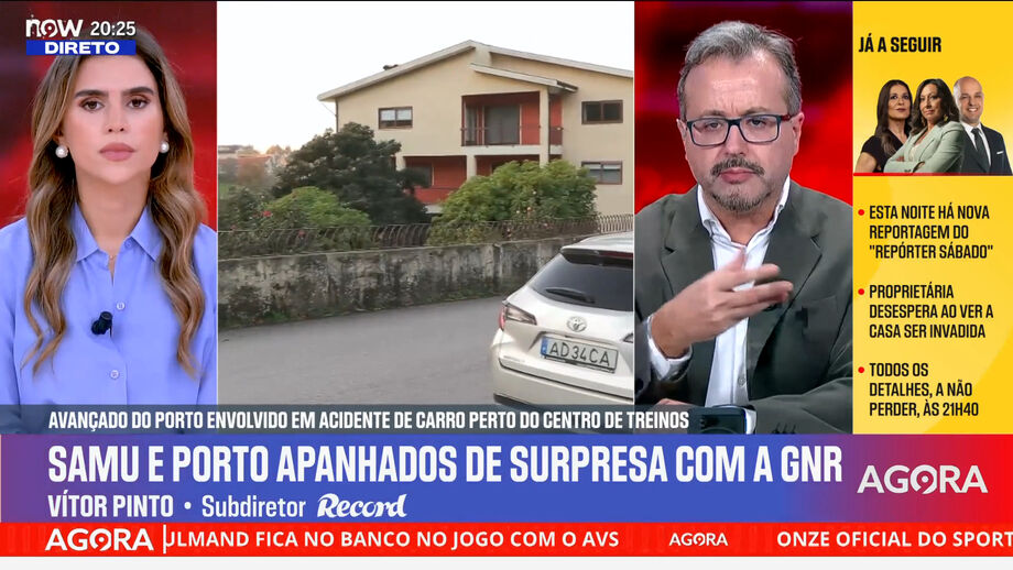 Subdiretor de Record em declarações no programa 'Record na Hora' no Now