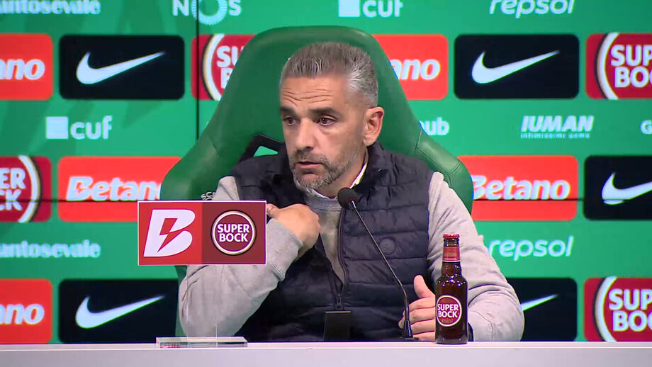 Treinador do Sporting revelou ainda que, "à partida", não deverá contar com Diomande e Geny Catamo para o duelo na Taça