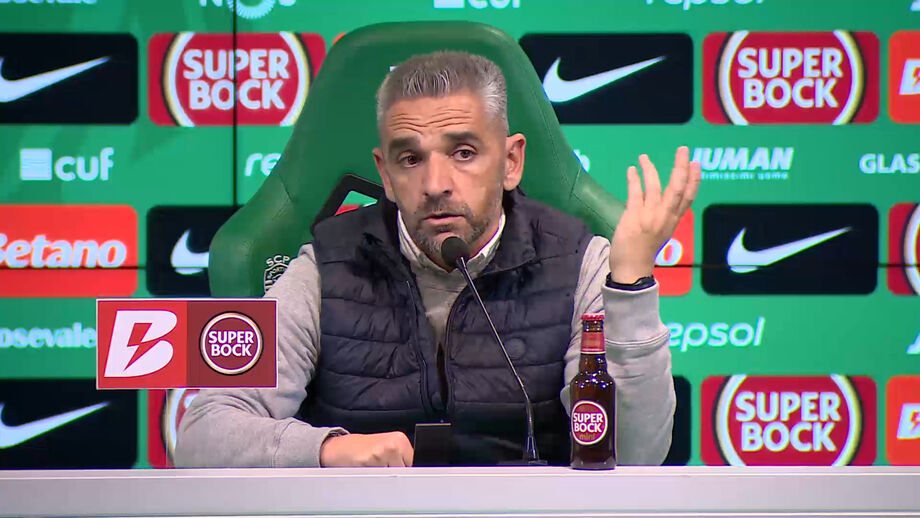 Treinador do Sporting sobre a possibilidade de chamar jovens da formação para as ausências provocadas pela CAN