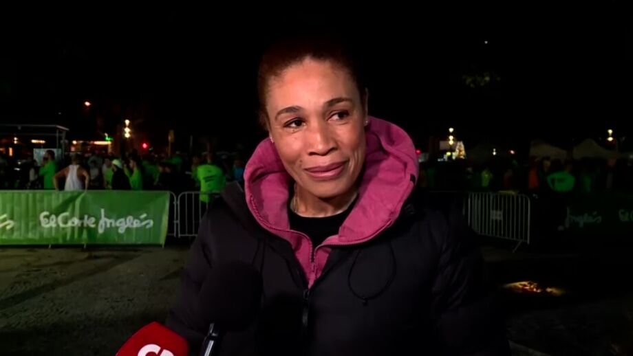 Ex-atleta olímpica fez questão de estar presente na corrida deste domingo