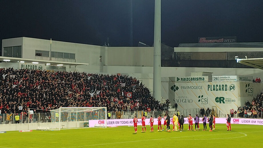 Adeptos entusiasmados com goleada em Moreira de Cónegos