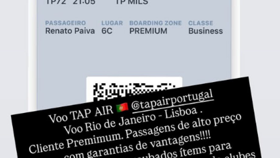 O 'storie' de Renato Paiva