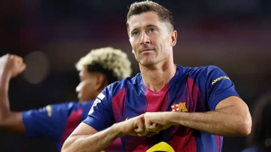 Lewandowski pondera futuro entre renovar com o Barça ou mudança para Miami