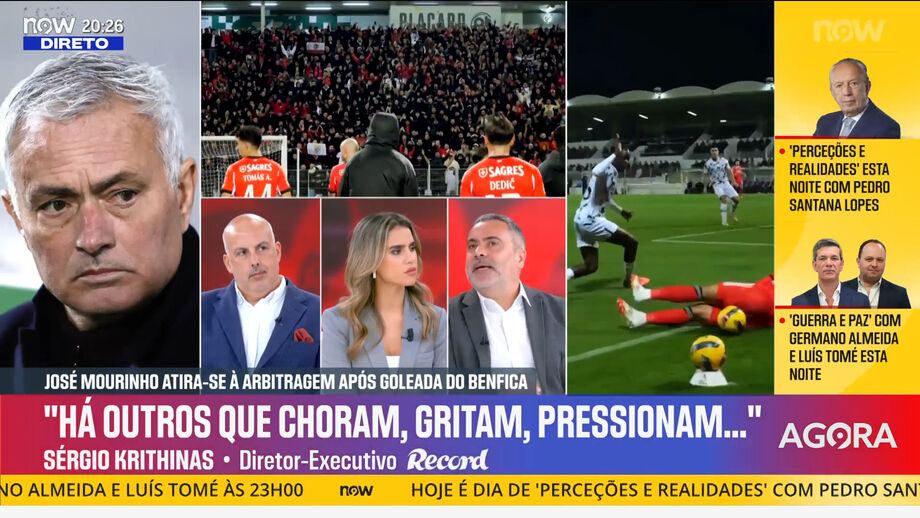 Diretor-executivo de Record e a falta que acabou por lesionar o médio