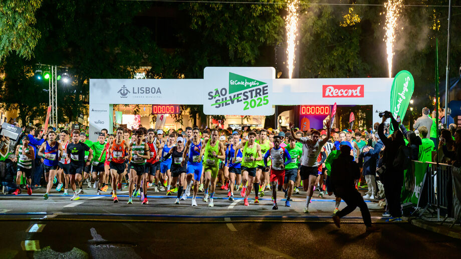 Milhares correm a São Silvestre El Corte Inglés, em Lisboa