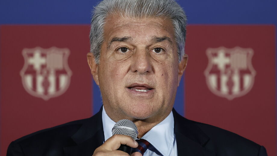 Joan Laporta fala aos adeptos culés