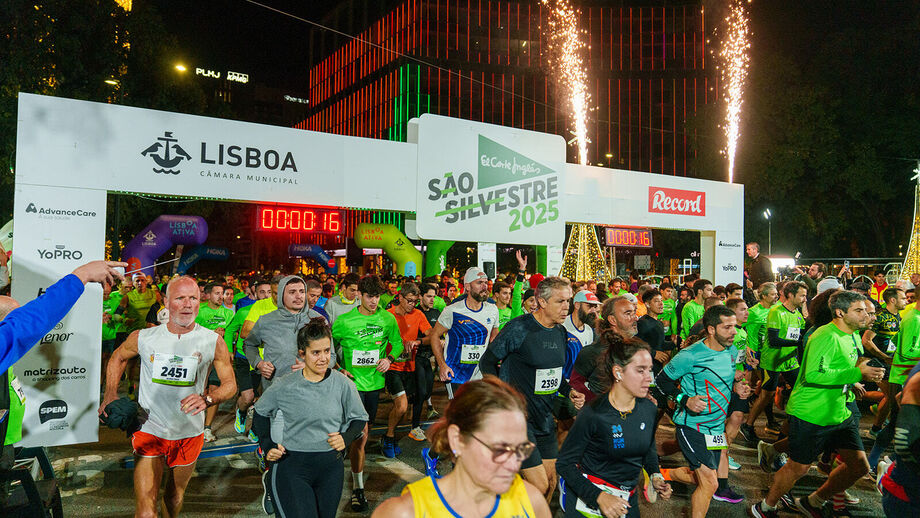 Milhares correm na São Silvestre El Corte Inglés em Lisboa com apoio da AdvanceCare