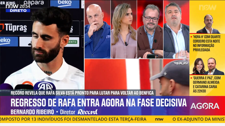 Diretor de Record aborda processo de saída do avançado do Besiktas a pensar no Benfica