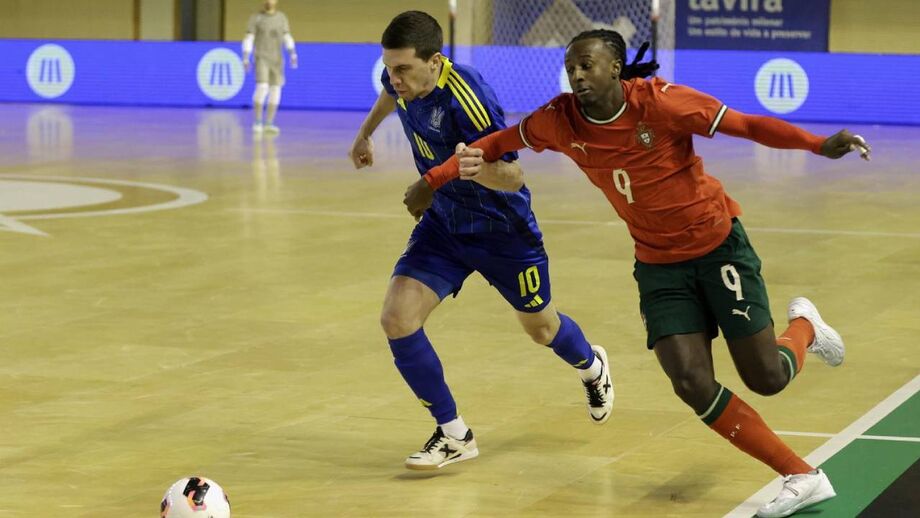 Portugal empata com a Ucrânia na preparação para o Europeu de futsal