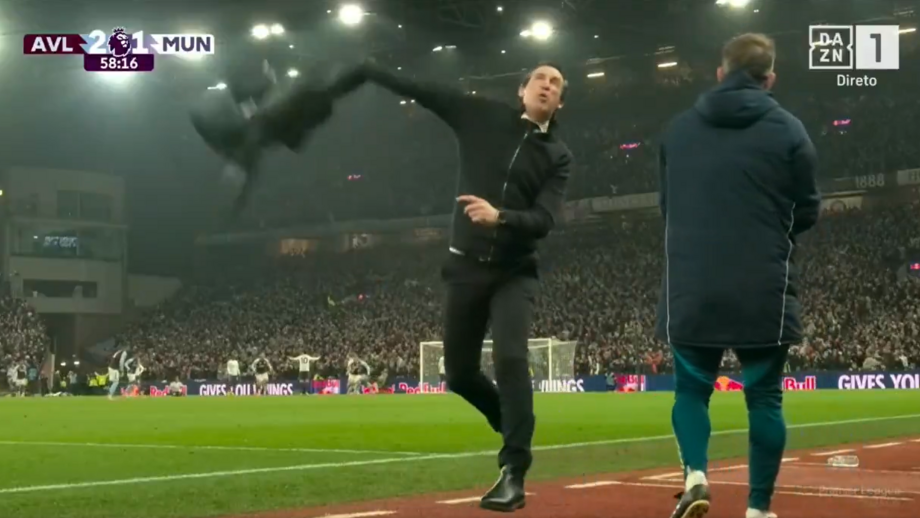 Celebração épica de Unai Emery