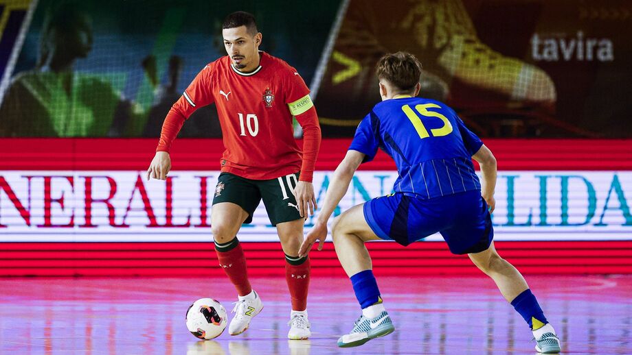 Portugal vence Ucrânia em futsal