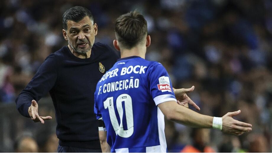 Sérgio Conceição com o filho Francisco