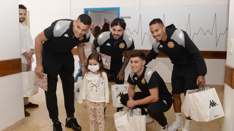 Jogadores distribuíram prendas