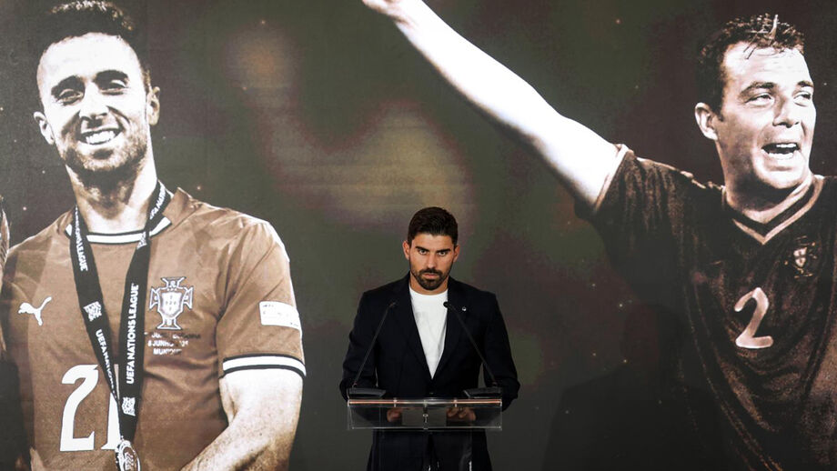 Dia 2 - Ruben Neves discursa na homenagem aos malogrados Diogo Jota e Jorge Costa