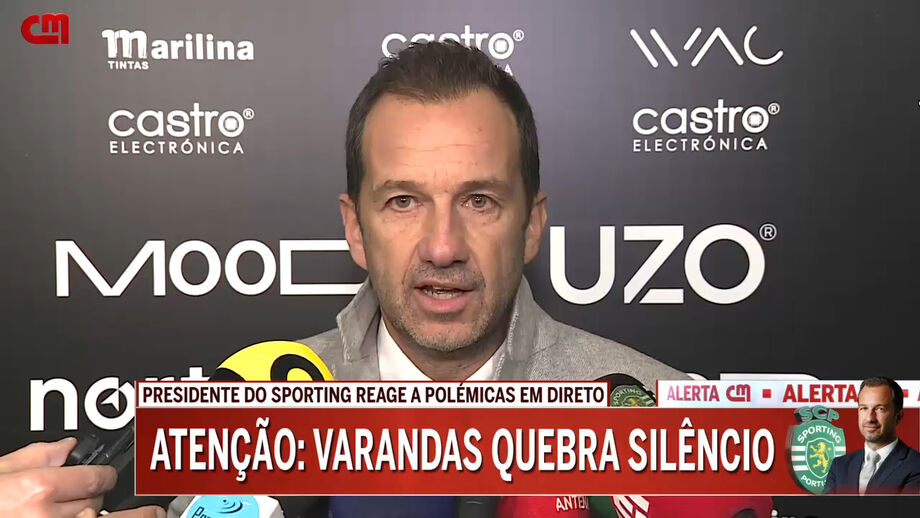 Presidente do Sporting dispara em todas as direções com arbitragem com tema central