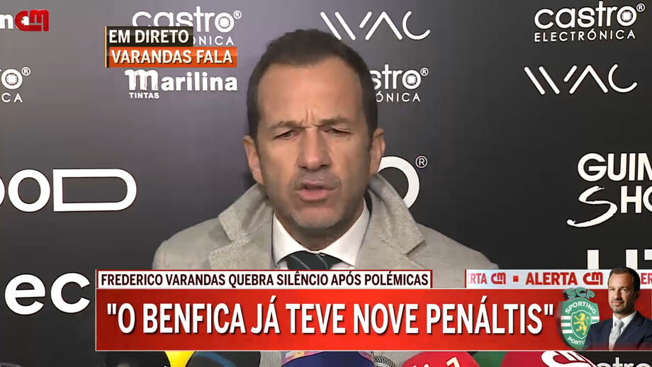 Presidente do Sporting com discurso duro contra os rivais Benfica e FC Porto
