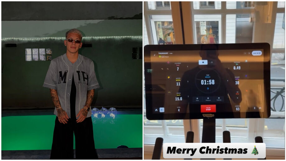 Prestianni na piscina e Trubin no ginásio celebram o Natal