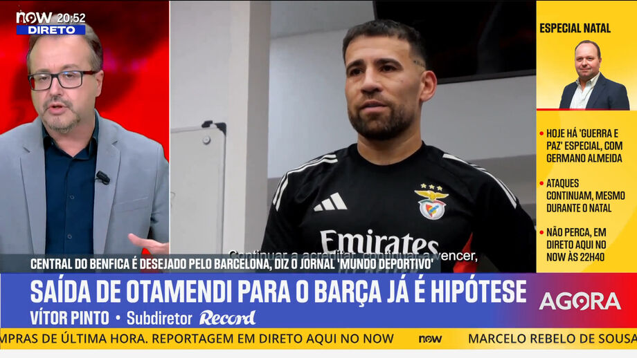 Subdiretor de Record analisa interesse do Barcelona no capitão do Benfica