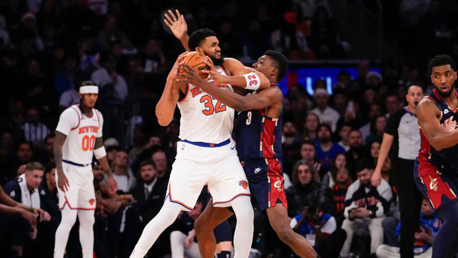 Knicks vencem Cavaliers em Nova Iorque num jogo emotivo