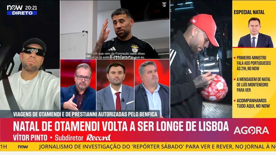 Vítor Pinto, subdiretor de Record, explica calendarização das águias em função da quadra natalícia