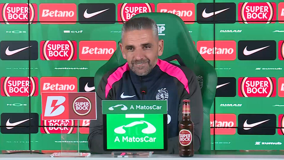 Treinador do Sporting revela parte da conversa que teve com Frederico Varandas depois do jogo com o Santa Clara