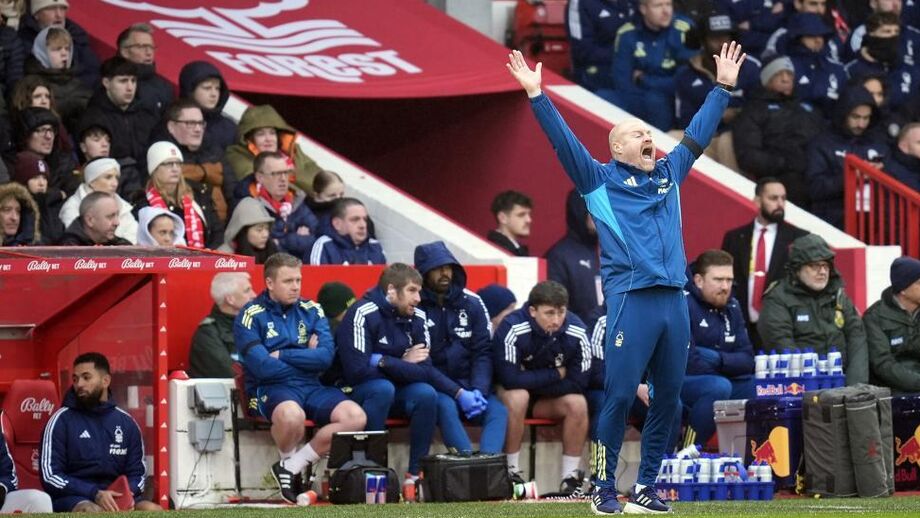 Sean Dyche, treinador do Nottingham Forest