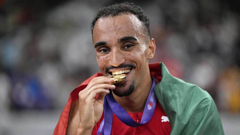 Isaac Nader campeão mundial dos 1500 metros
